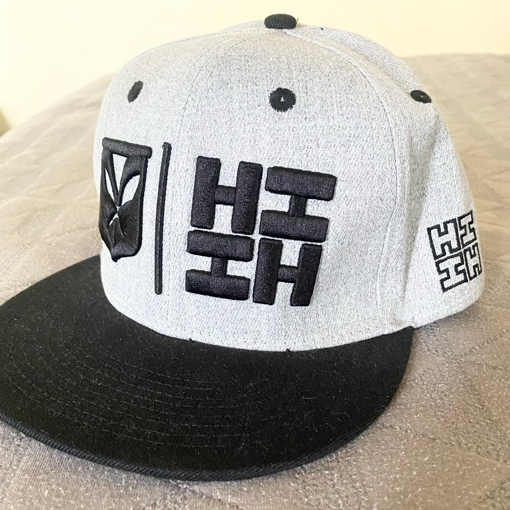 Gray and Black Hawaii Finest Hat